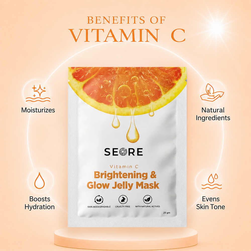 SEORE Vitamin C Brightening & Glow Jelly Mask
