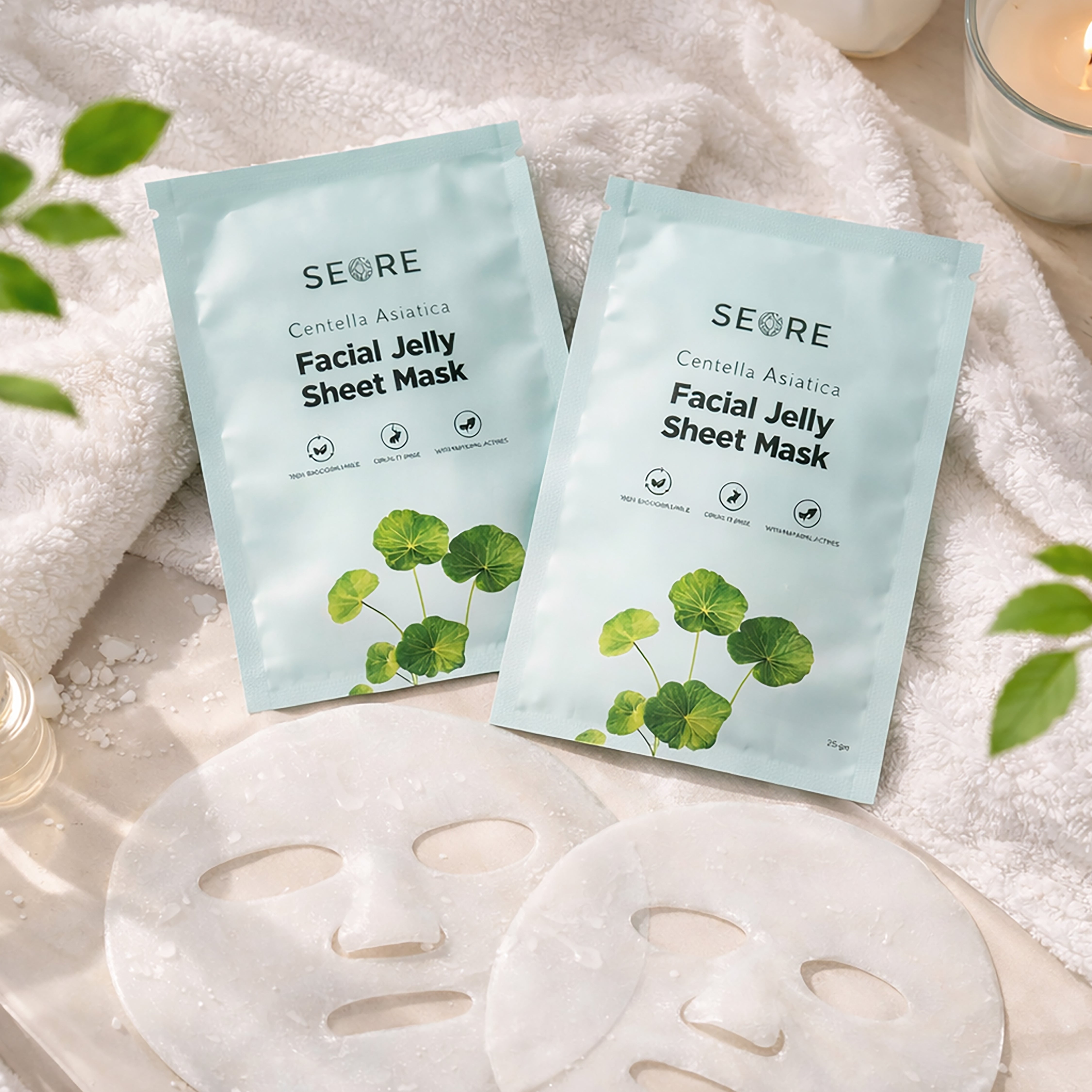 SEORE Centella Asiatica Facial Jelly Sheet Mask