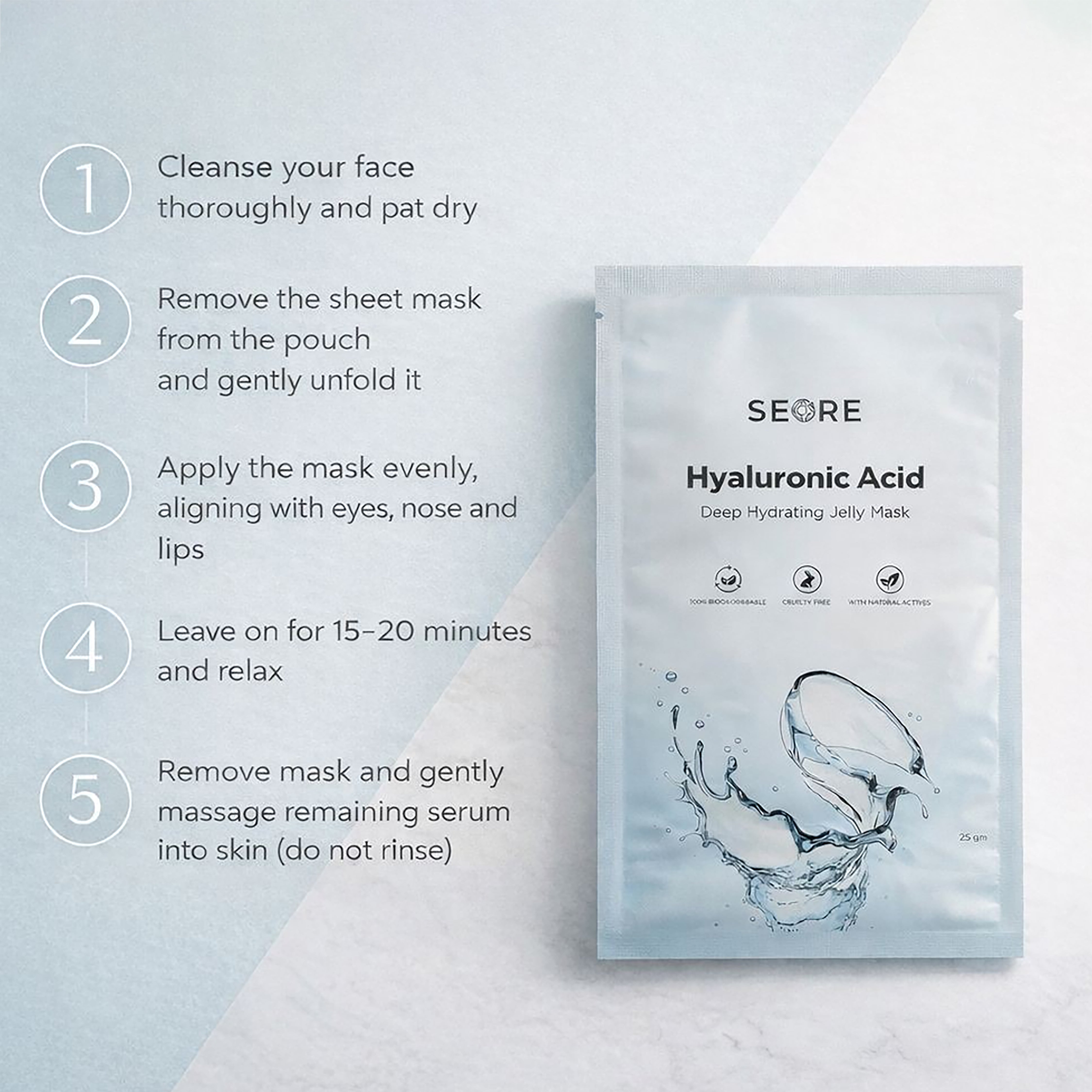 SEORE Jelly Sheet Mask | Combo Pack of 4 |