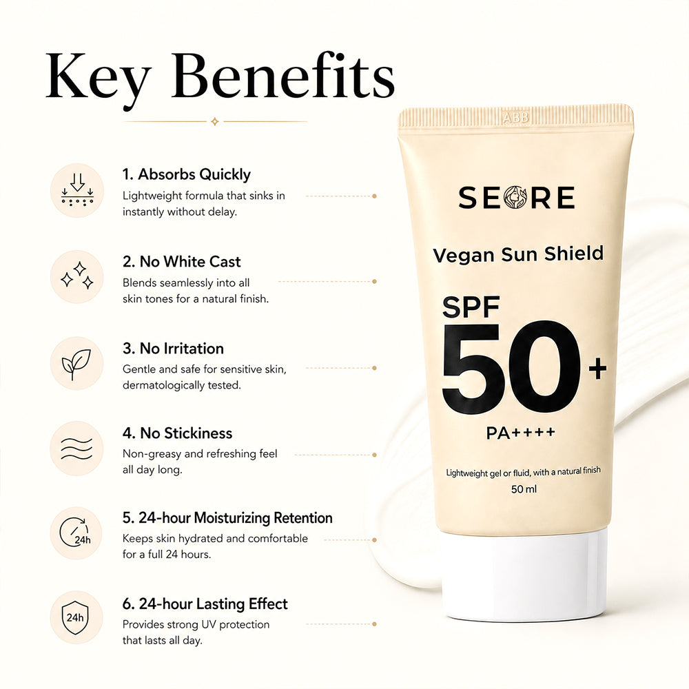 SEORE Vegan Sun Shield SPF 50+ PA++++