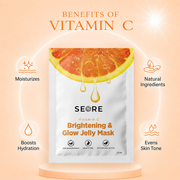 SEORE Jelly Sheet Mask | Combo Pack of 4