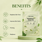 SEORE Glutathione + Green Tea Skin Lightening & Even Tone Jelly Mask