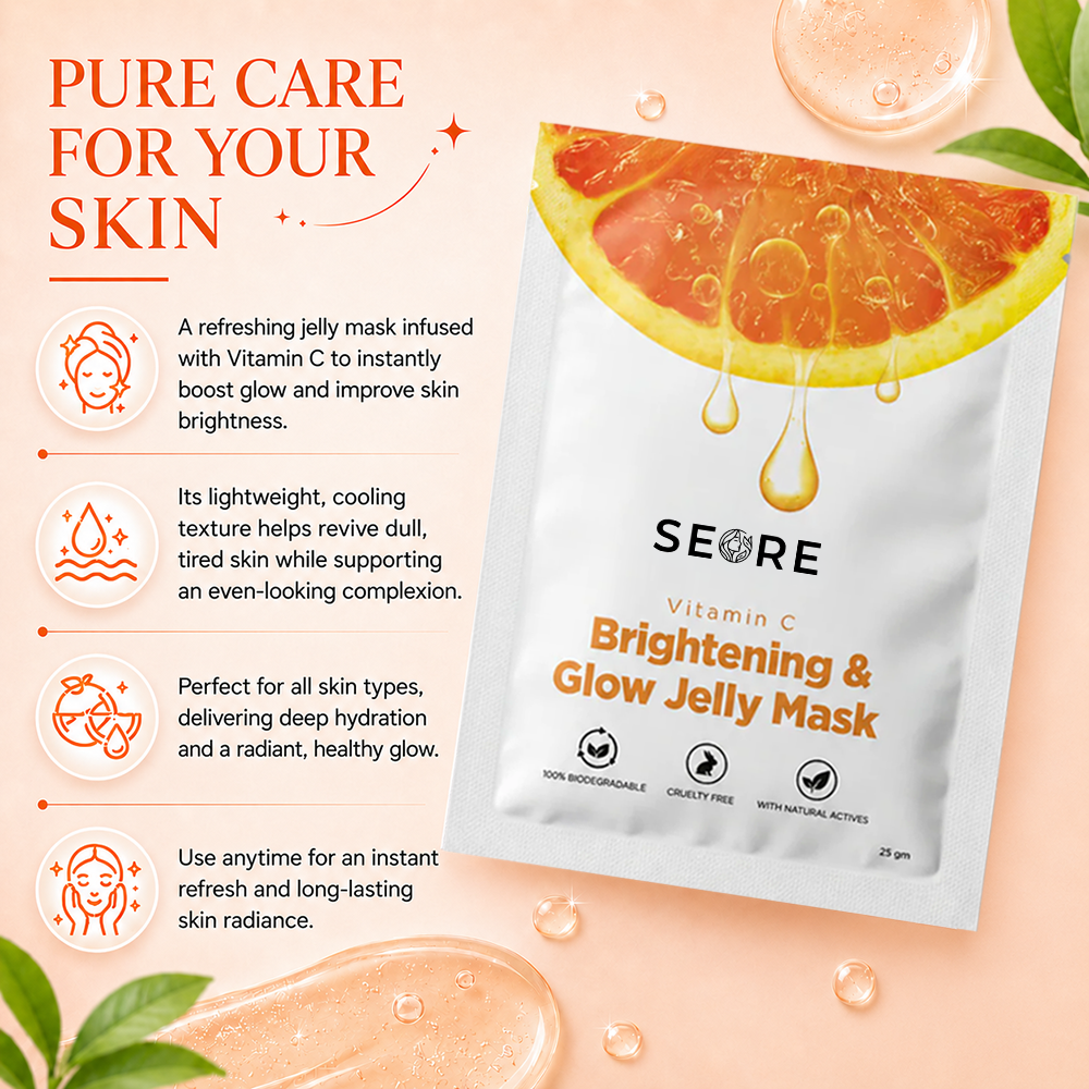 SEORE Vitamin C  Brightening & Glow Jelly Mask
