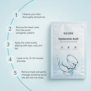 SEORE Hyaluronic Acid + Vitamin C Jelly Sheet Mask | Pack of 2