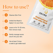 SEORE Vitamin C  Brightening & Glow Jelly Mask