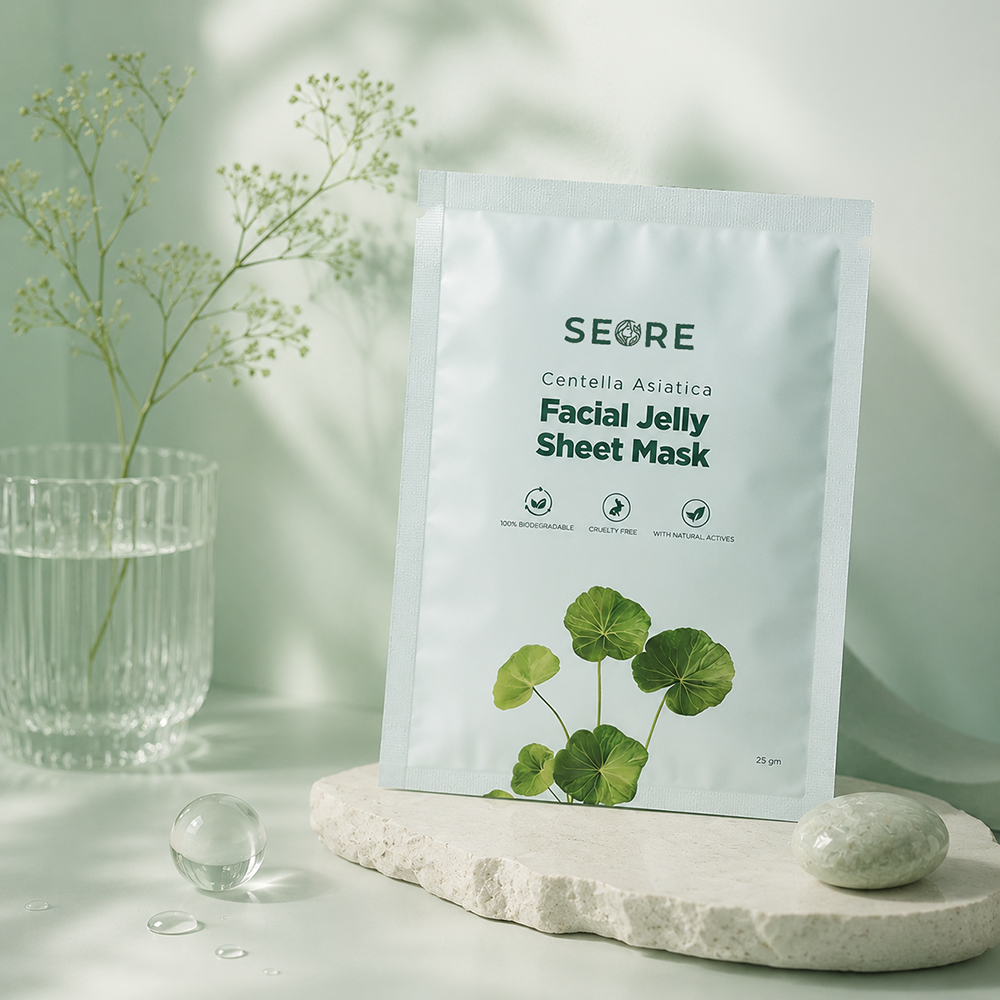 SEORE Centella Asiatica Facial Jelly Sheet Mask