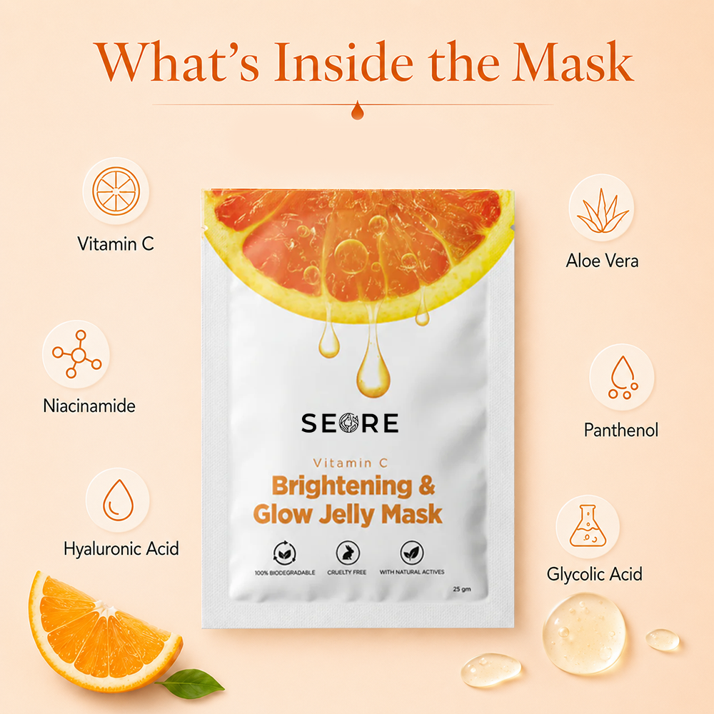 SEORE Vitamin C  Brightening & Glow Jelly Mask