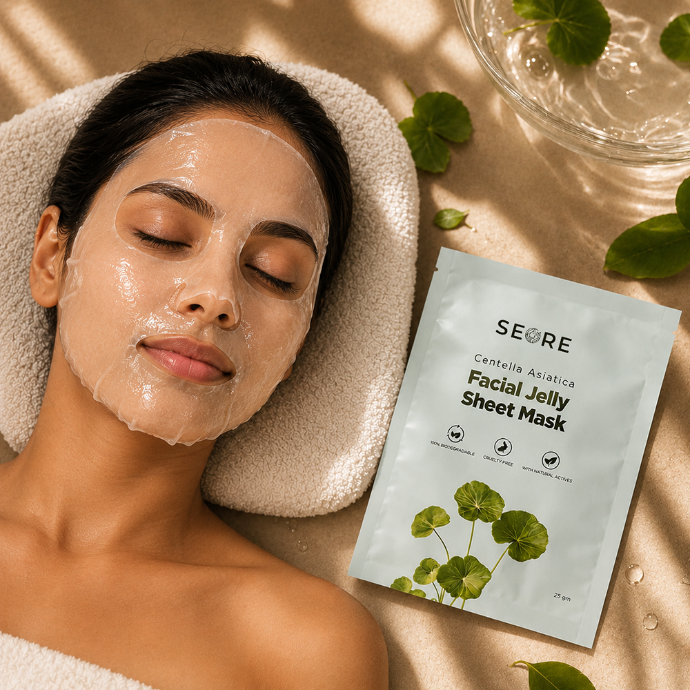 SEORE Centella Asiatica Facial Jelly Sheet Mask