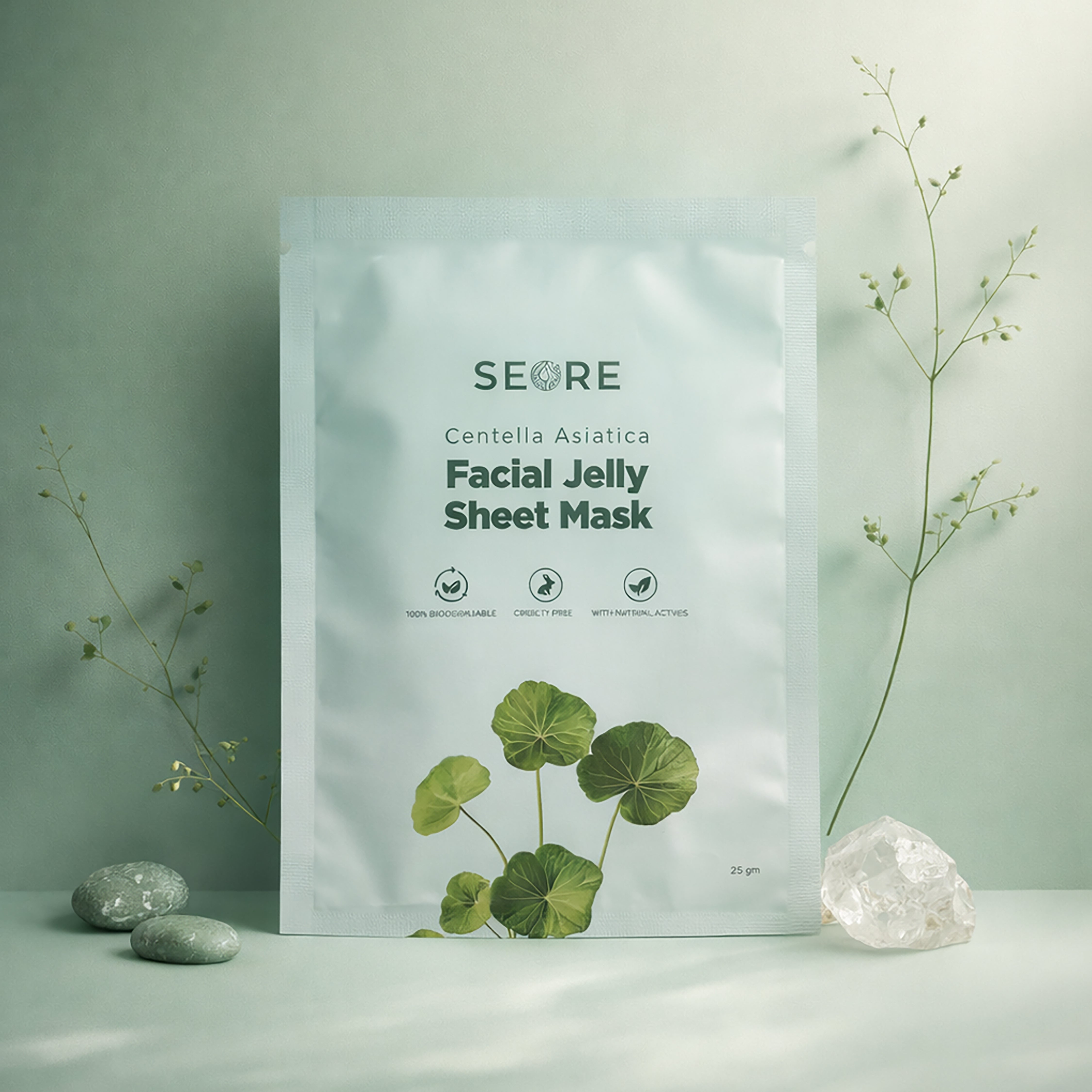 SEORE Centella Asiatica Facial Jelly Sheet Mask