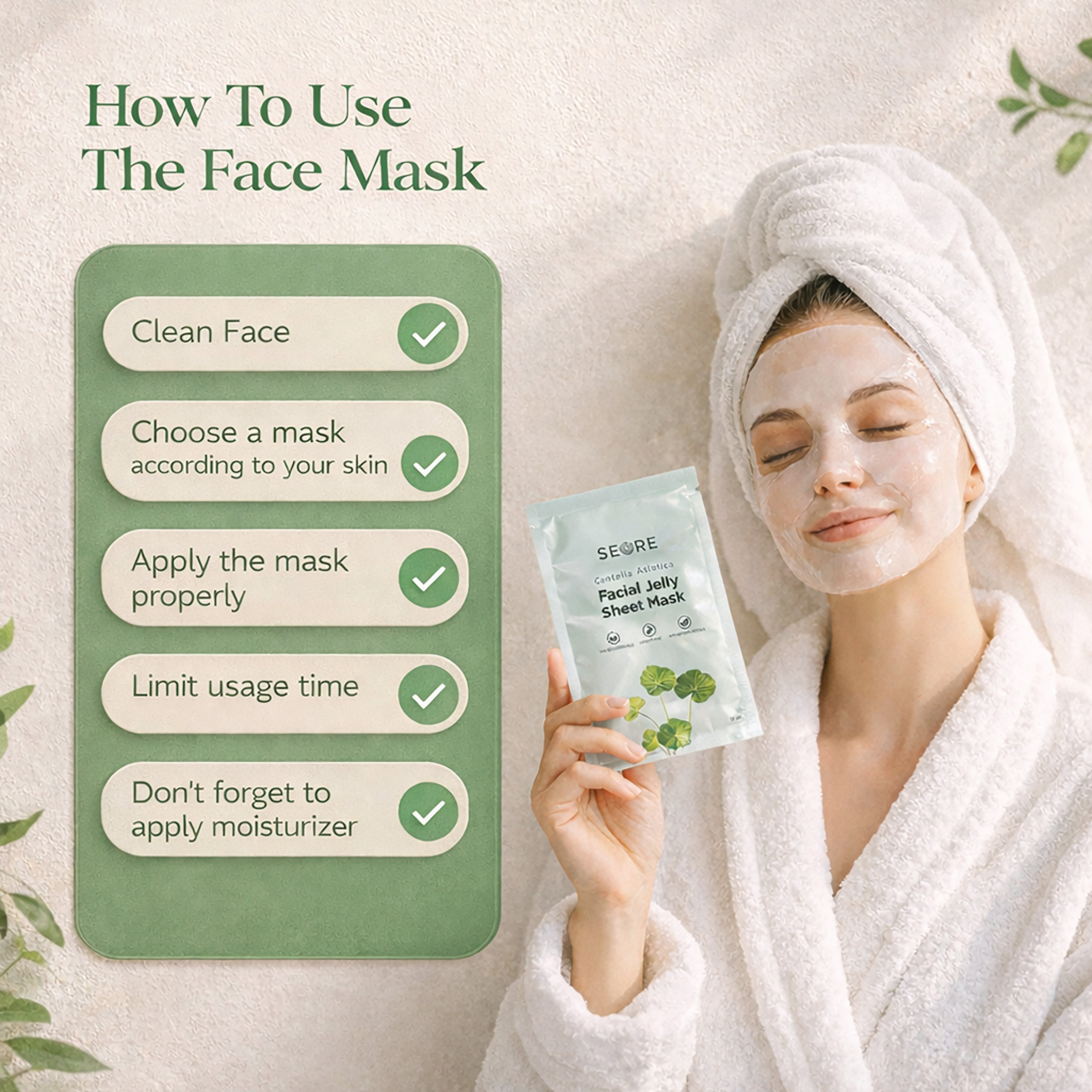SEORE Jelly Sheet Mask | Combo Pack of 4 |