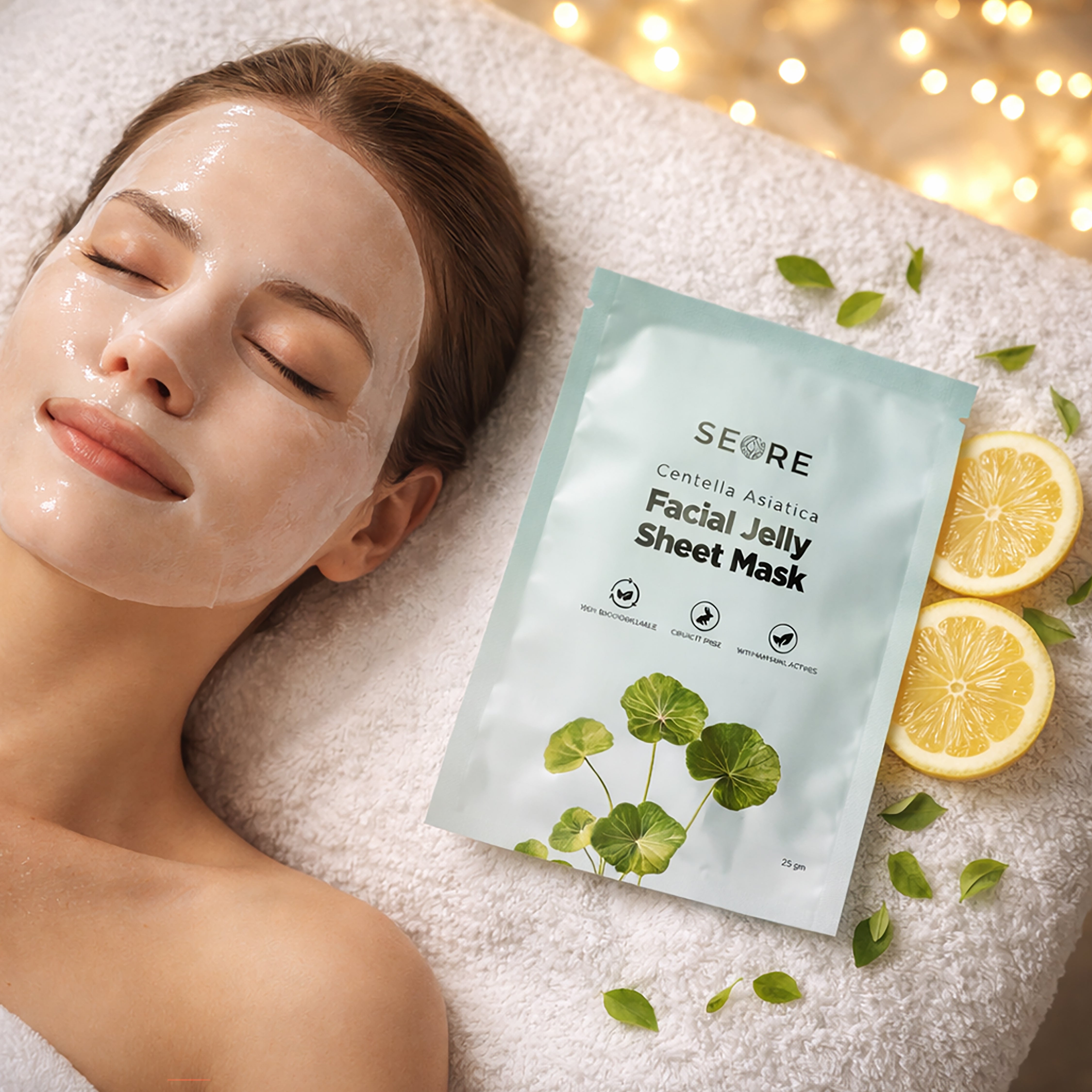SEORE Centella Asiatica Facial Jelly Sheet Mask