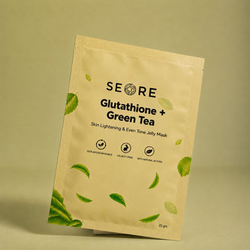 SEORE Glutathione + Green Tea Skin Lightening & Even Tone Jelly Mask