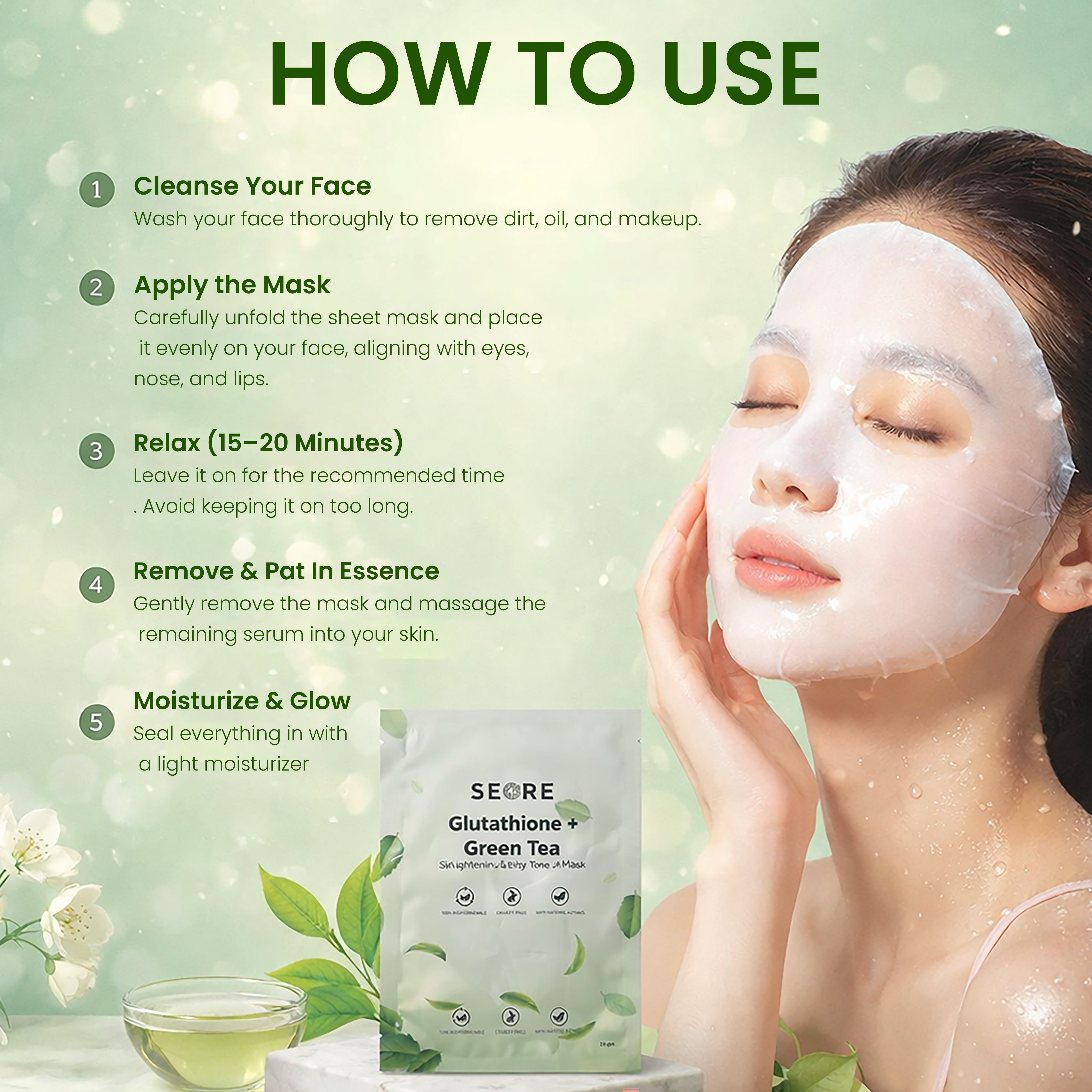 SEORE Jelly Sheet Mask | Combo Pack of 4 |