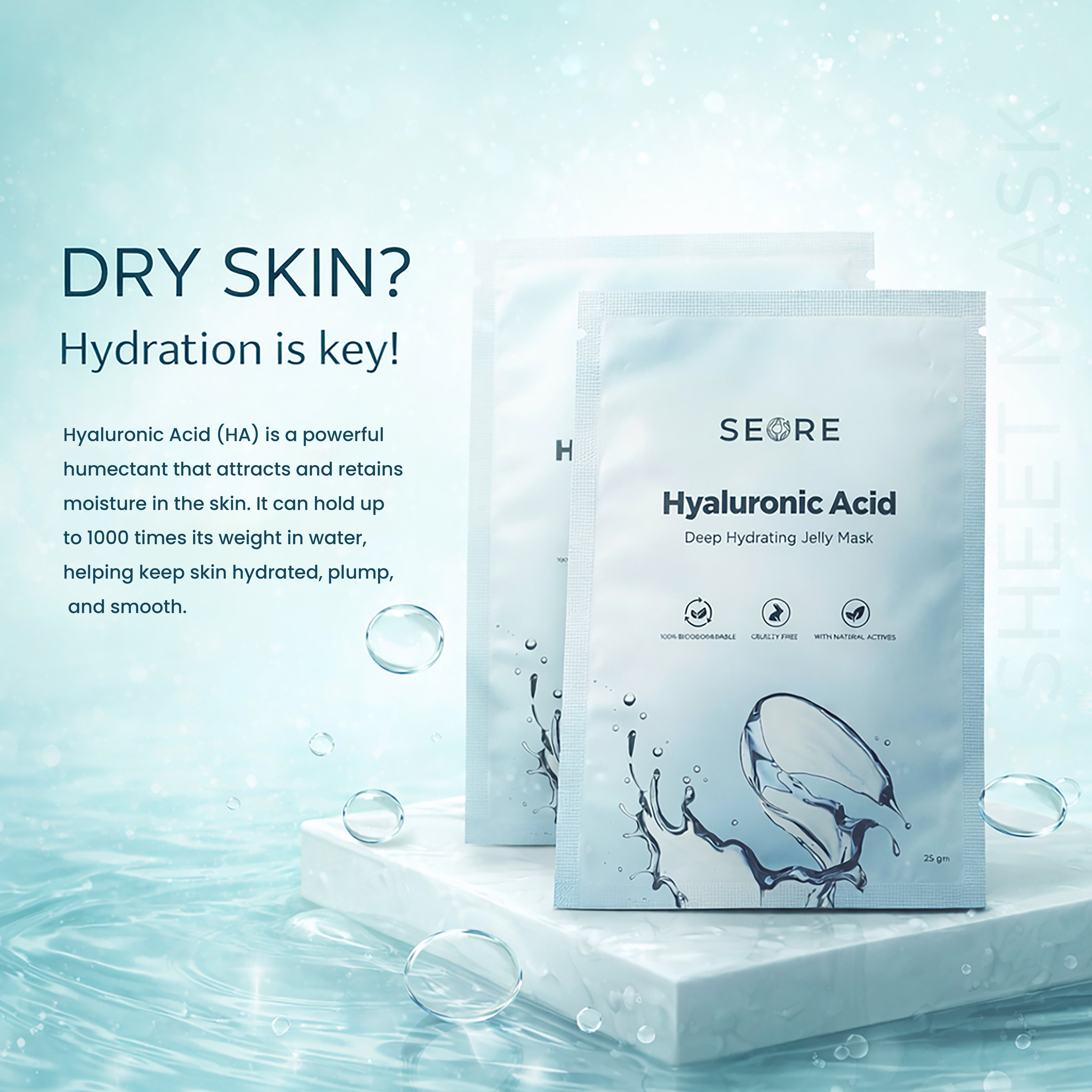 SEORE Hyaluronic Acid Deep Hydrating Jelly Mask