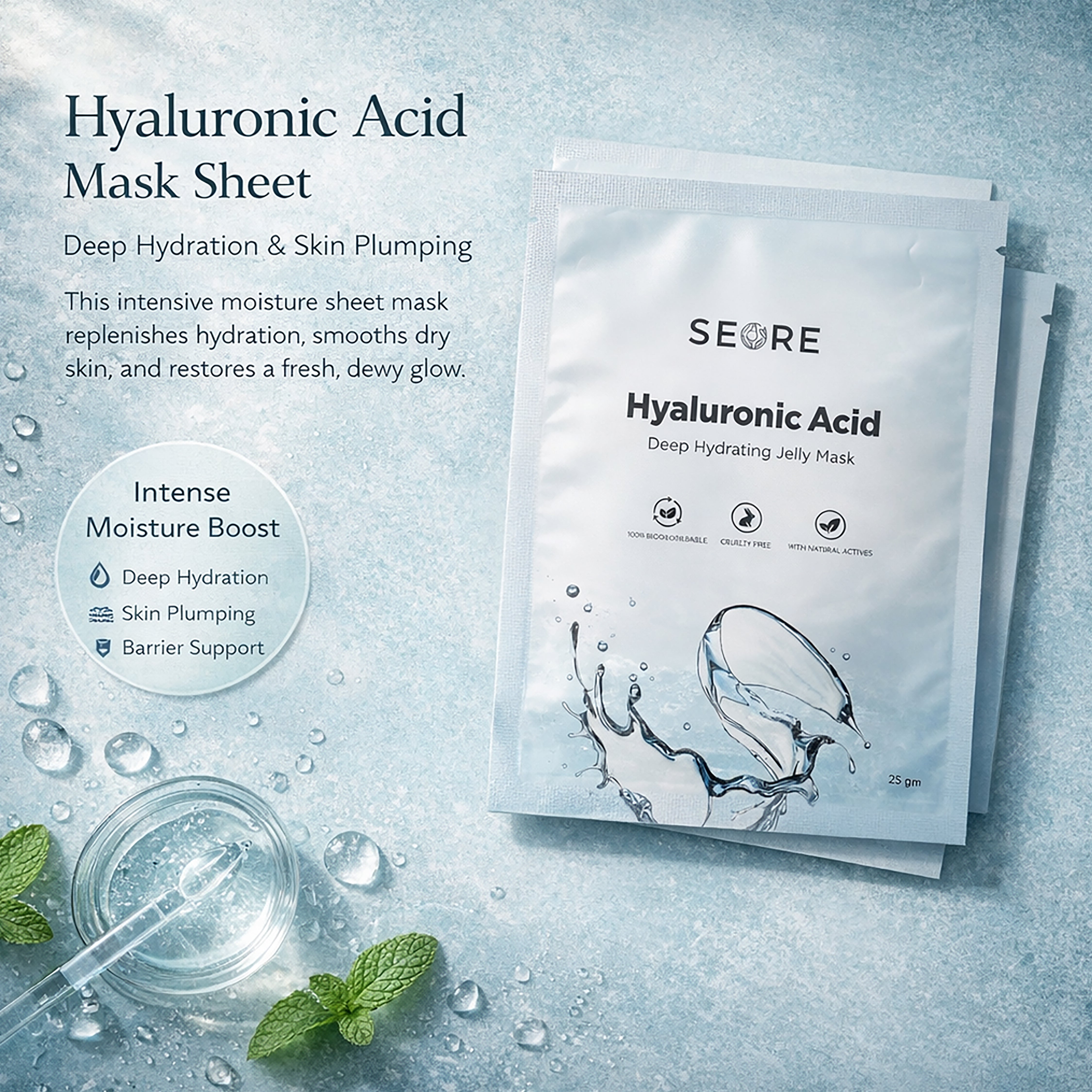 SEORE Jelly Sheet Mask | Combo Pack of 4 |