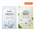 SEORE Hyaluronic Acid + Glutathione + Green Tea Jelly Sheet Mask | Pack of 2