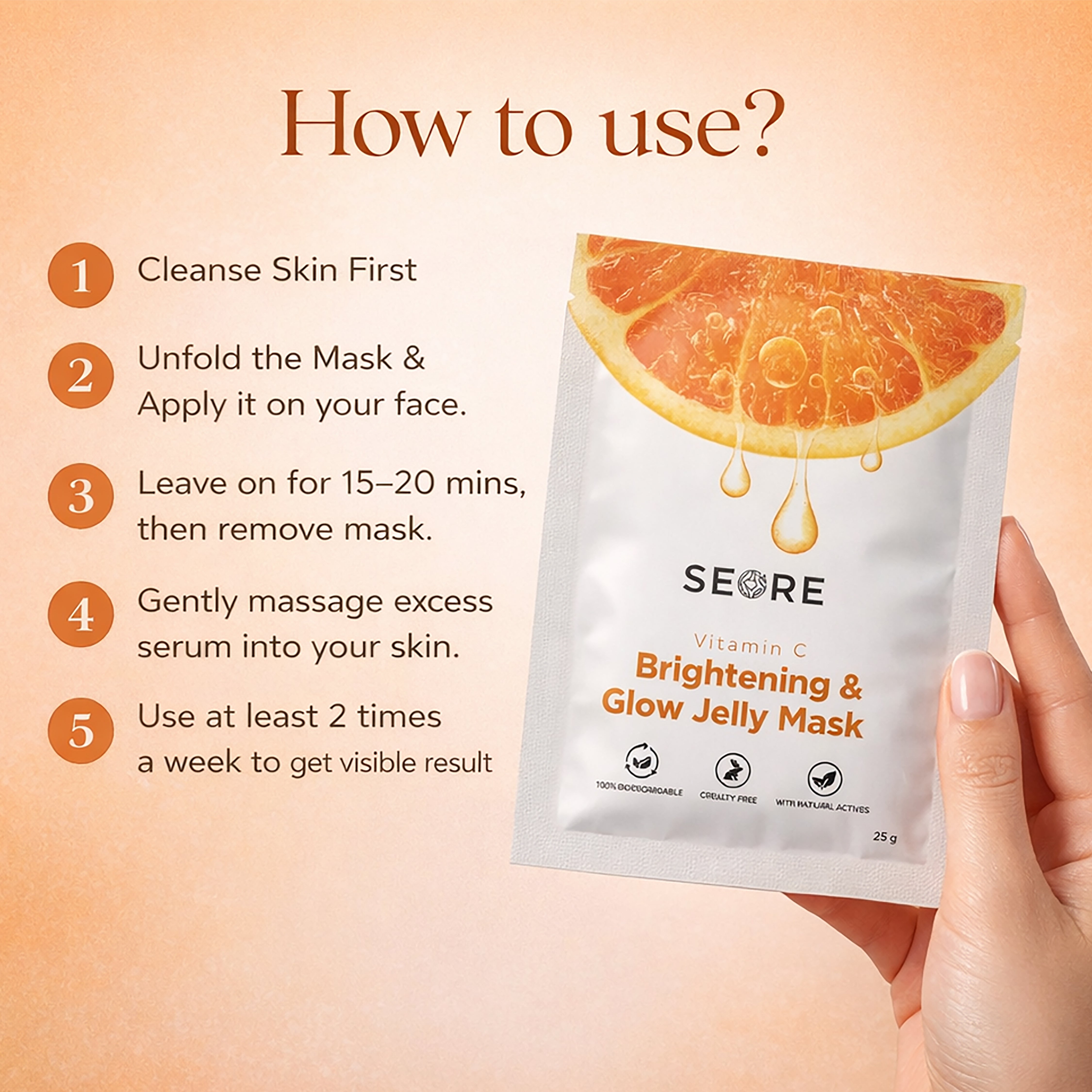 SEORE Jelly Sheet Mask | Combo Pack of 4 |