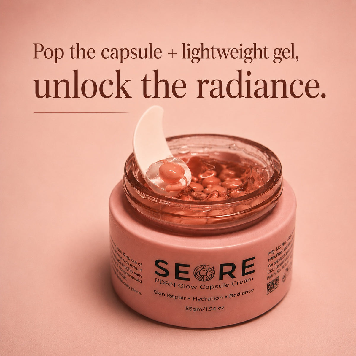 SEORE PDRN Glow Capsule Cream + Get 1 Jelly Sheet Mask Free |