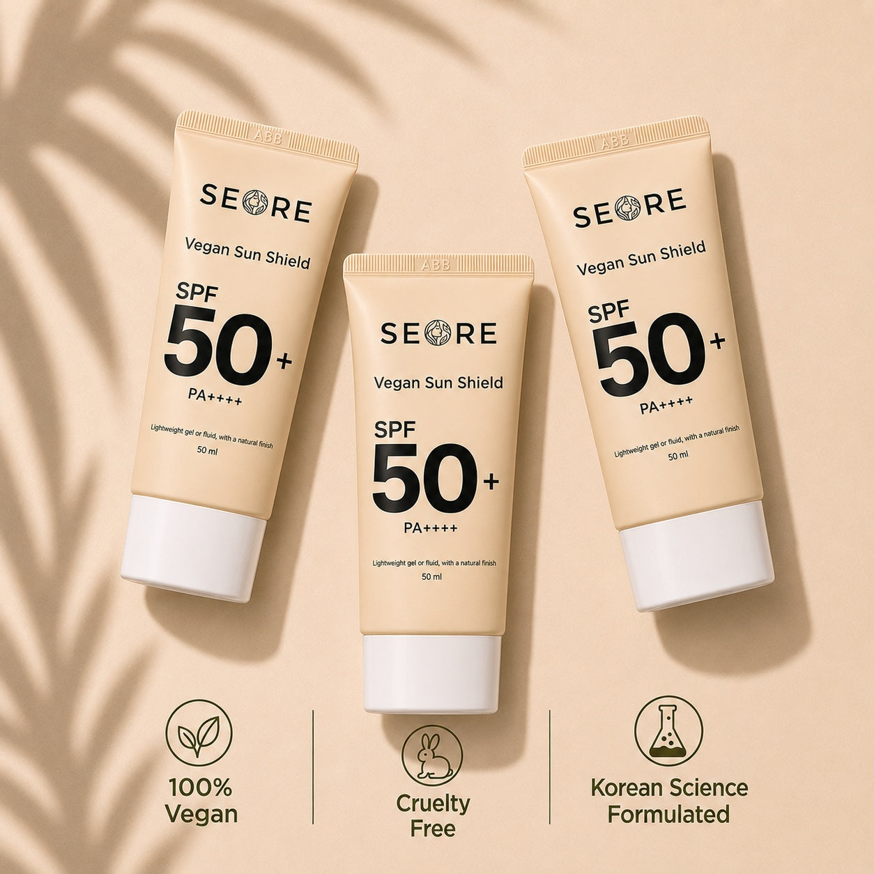 SEORE Vegan Sun Shield SPF 50+ PA++++ Sunscreen