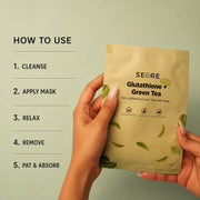 SEORE Glutathione + Green Tea Skin Lightening & Even Tone Jelly Mask