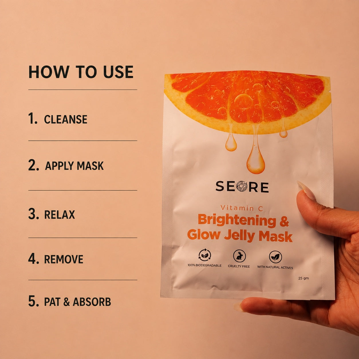 SEORE Vitamin C Brightening & Glow Jelly Mask